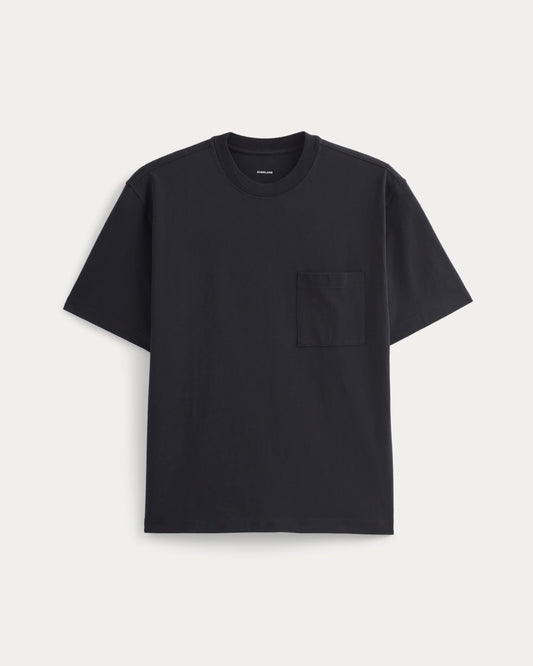 Oversized Midweight Tee | Black