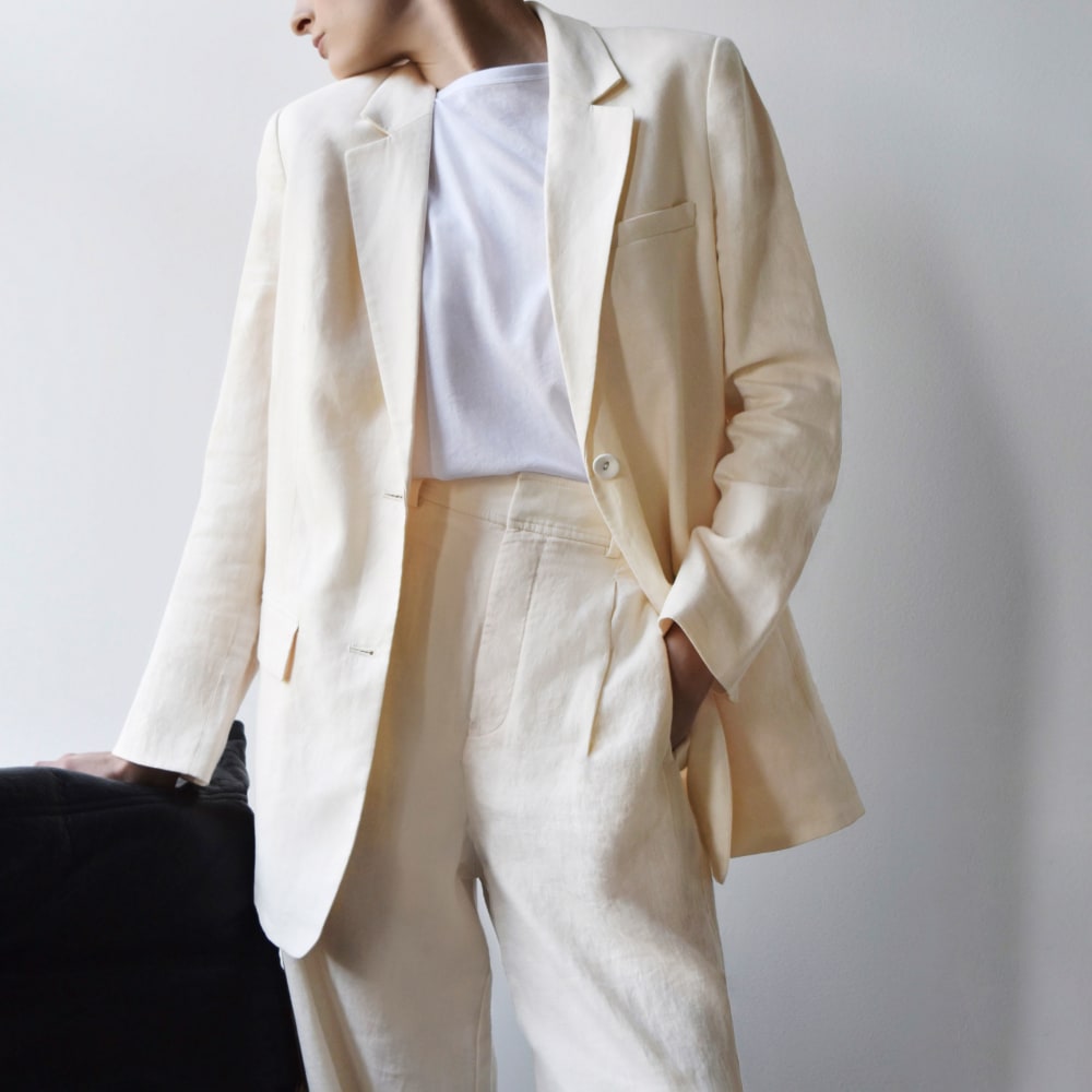 The Linen Way-High® Drape Pant | Canvas