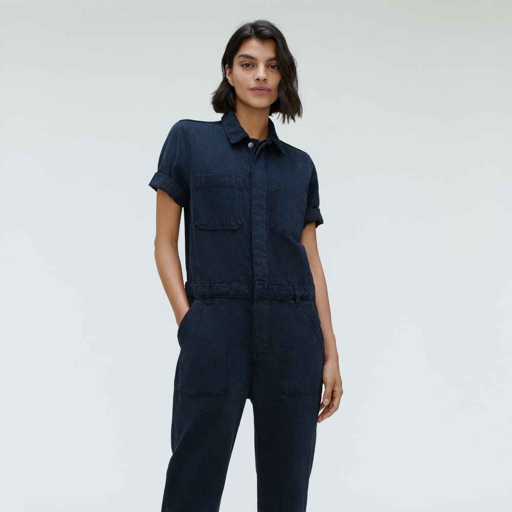 The Supersoft Jean Coverall | Ink Wash