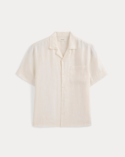 Linen Resort Shirt | Blue Wing Teal
