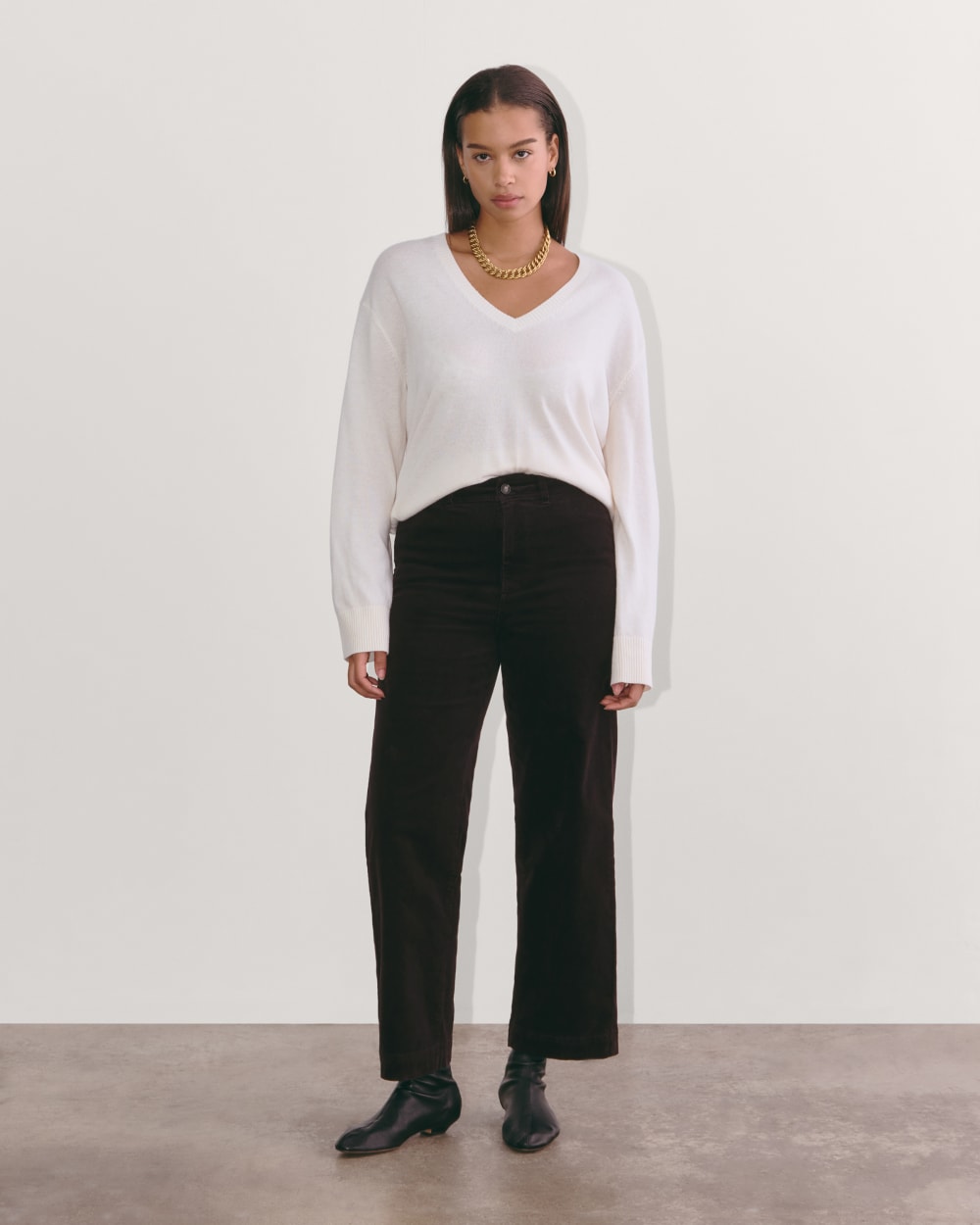 The Sailor Pant in Corduroy | Black