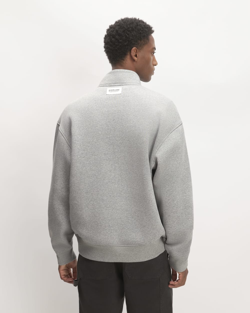 The ReTrack Fleece Half-Zip | Heathered Grey