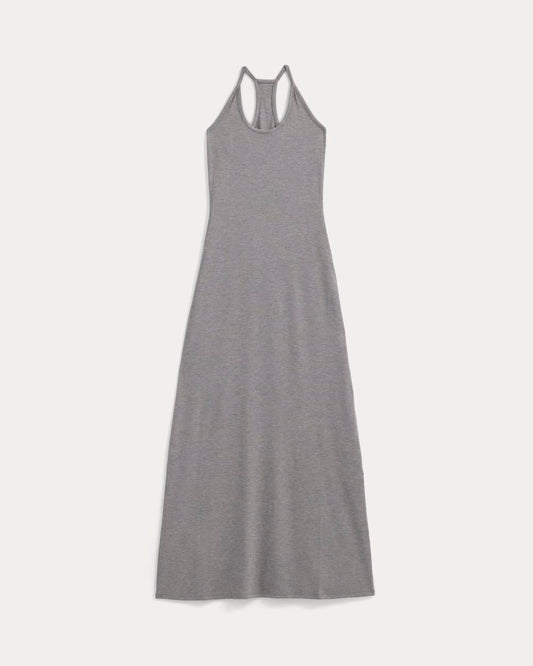 Racerback Maxi Knit Dress | Mid Heather Grey