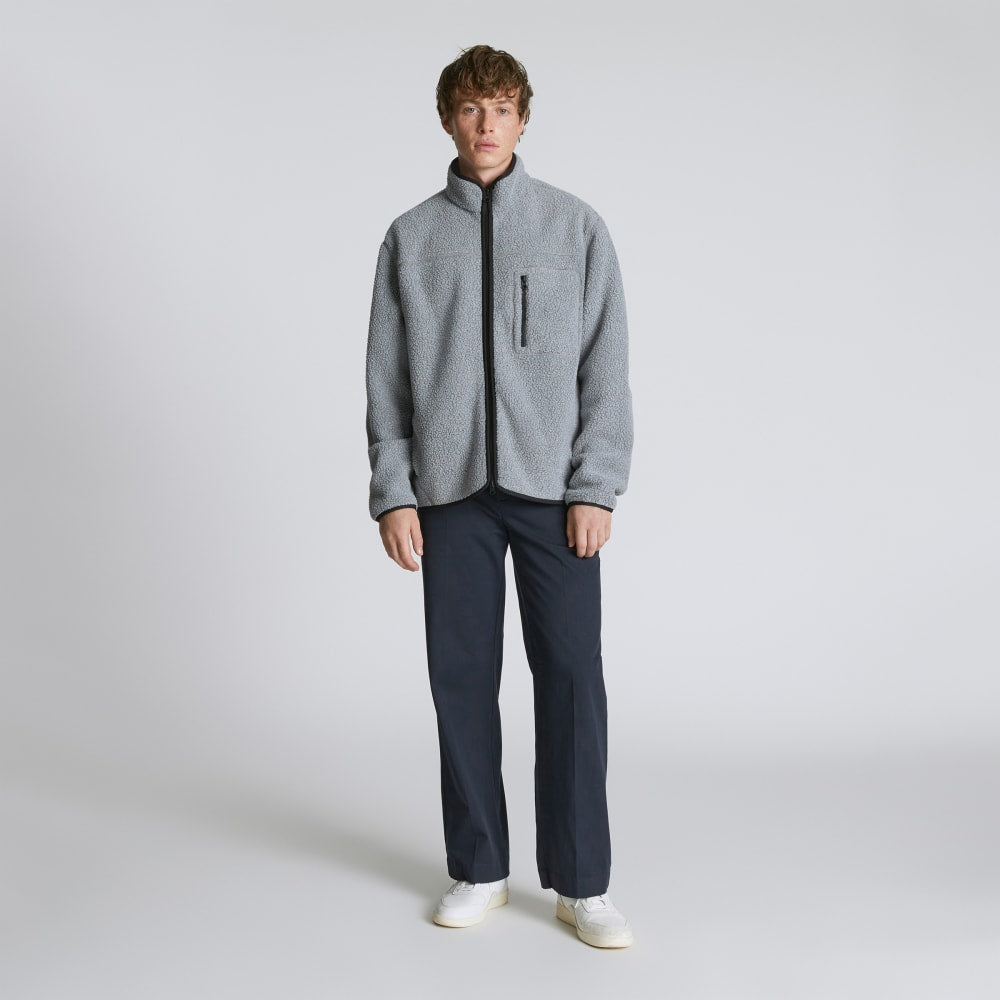 The ReNew Fleece Full Zip | Heathered Coal