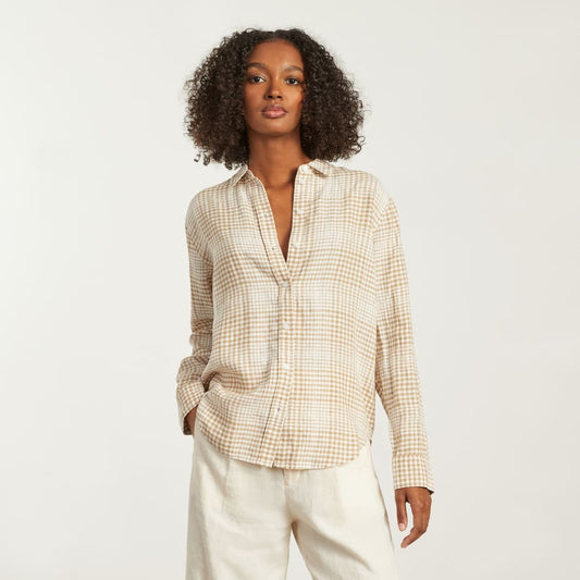 The Must-Have Shirt in Linen | Iced Coffee Grid