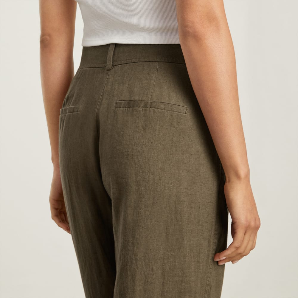 The Linen Way-High® Drape Pant | Beech