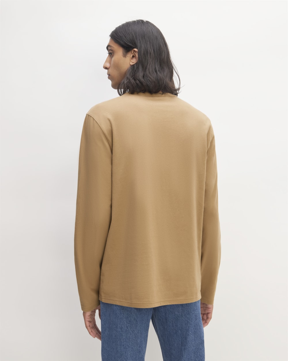 The Essential Organic Long-Sleeve Tee | Toasted Coconut