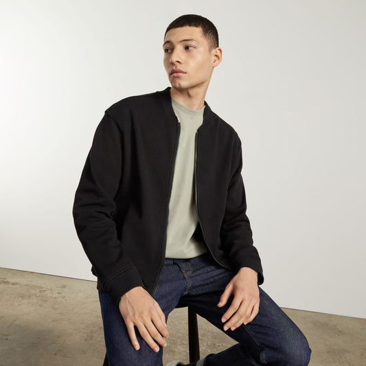 The Track Bomber Jacket | Black