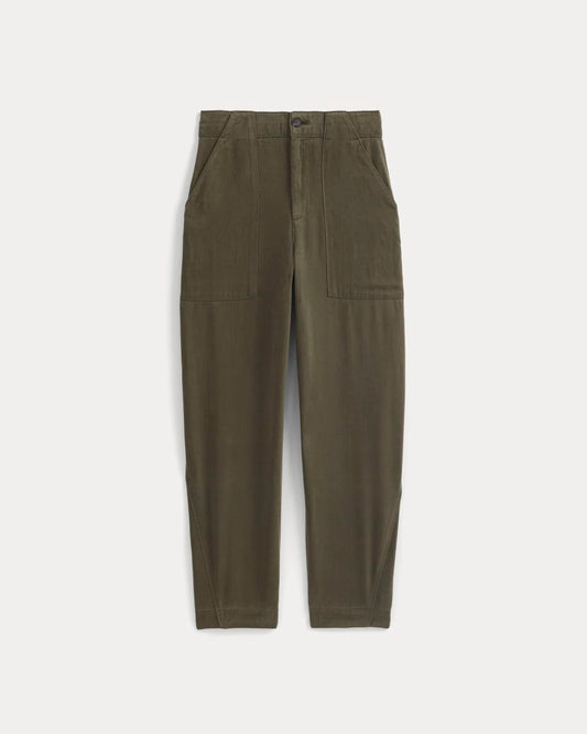 Patch Pocket Ballon Pant in Buttersoft | Olive Night