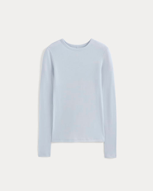 Tissue Long-Sleeve Crew | Skywriting