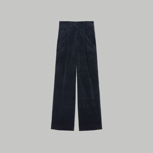 The Corduroy Way-High® Drape Pant | Deep Navy