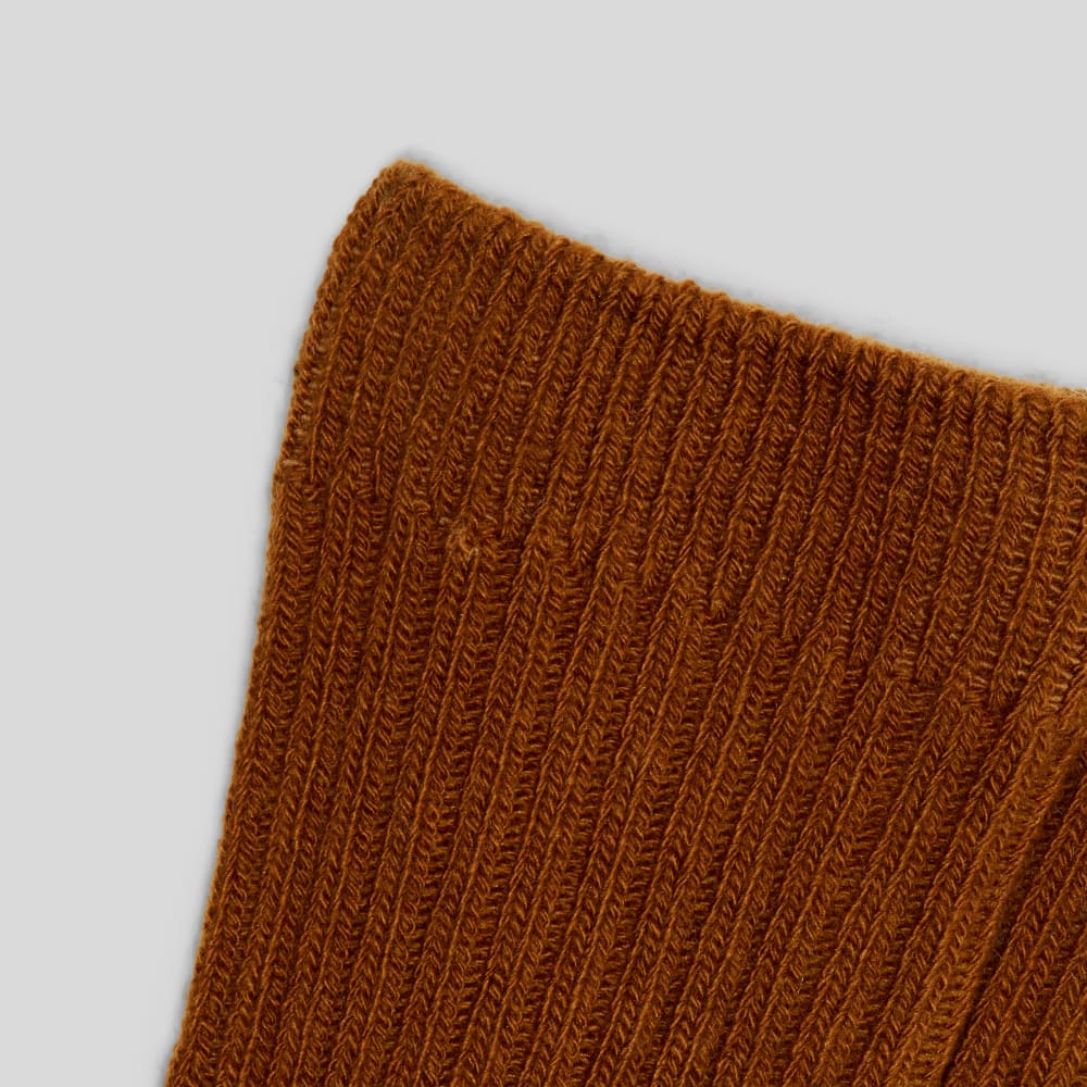 The Ribbed Sweater Sock | Tapenade
