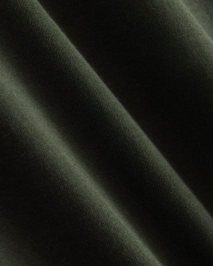 The Essential Organic Long-Sleeve Tee | Dark Green