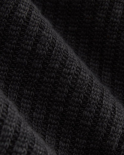 The Cozy Rib Cardigan | Black