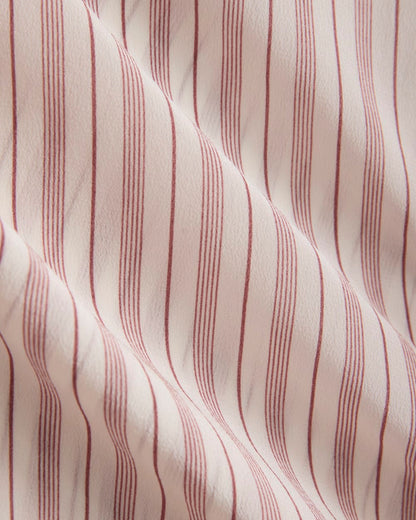 The Must-Have Shirt in Washable Silk | Bone / Rose