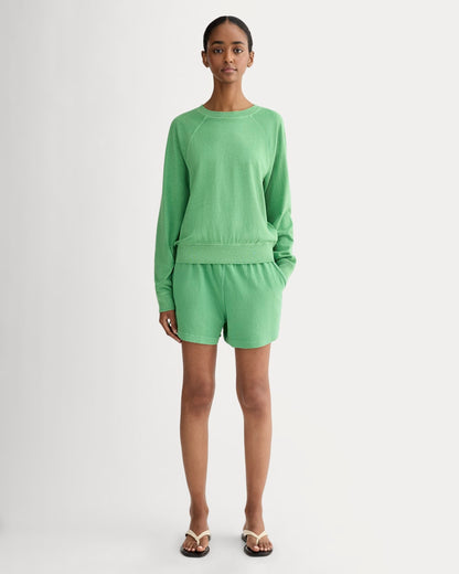 The Off-Duty Long-Sleeve Tee | Green Garment Dye