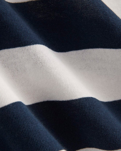 The Mariner Oversized Tee | Navy / Bone