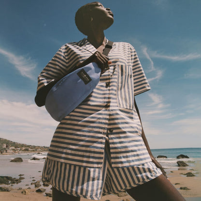 The Poplin Boxer Short | Mazarine Blue / Bone