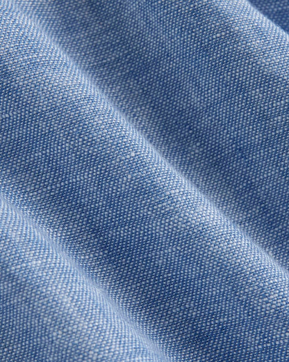 The Drawstring Boxer Short in Linen | Chambray