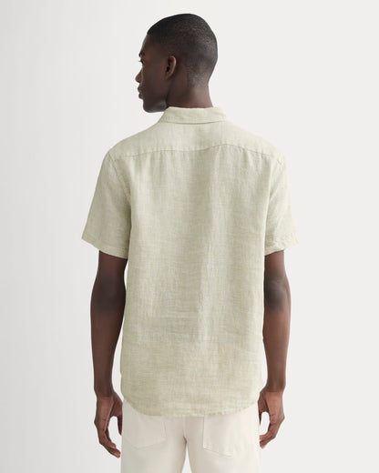 The Classic Short-Sleeve Shirt in Linen | Elm Gingham