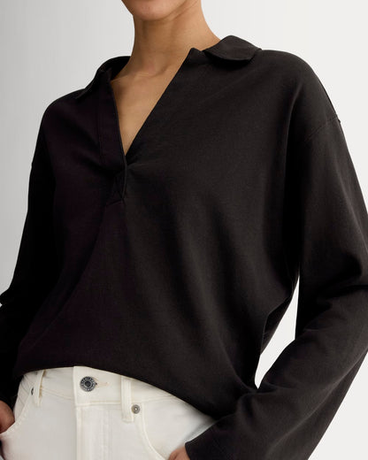 The Mariner Rugby Top | Black