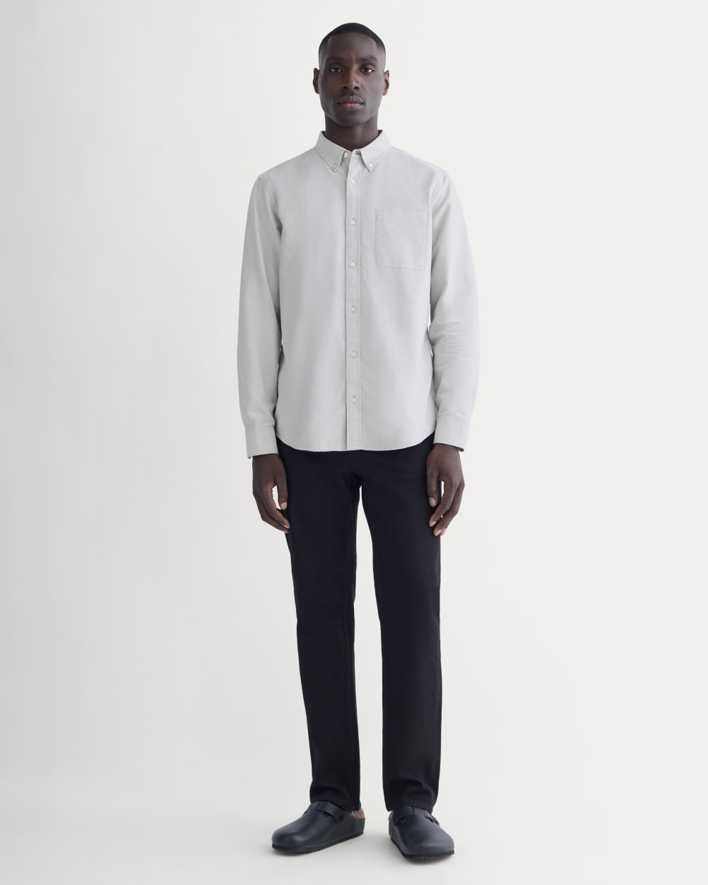 The Slim Oxford Shirt | Grey | Tall