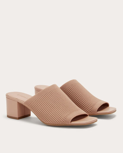 The Glove Mule in ReKnit | Blush Tan