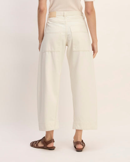 The Summer Barrel Jean | Ecru
