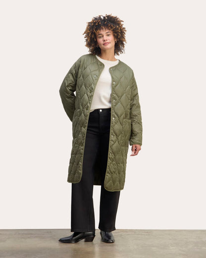 The Long Quilted Liner | Kalamata