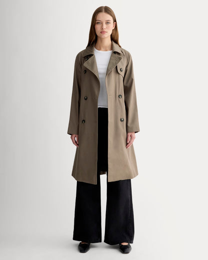 The Modern Trench Coat | Deep Taupe
