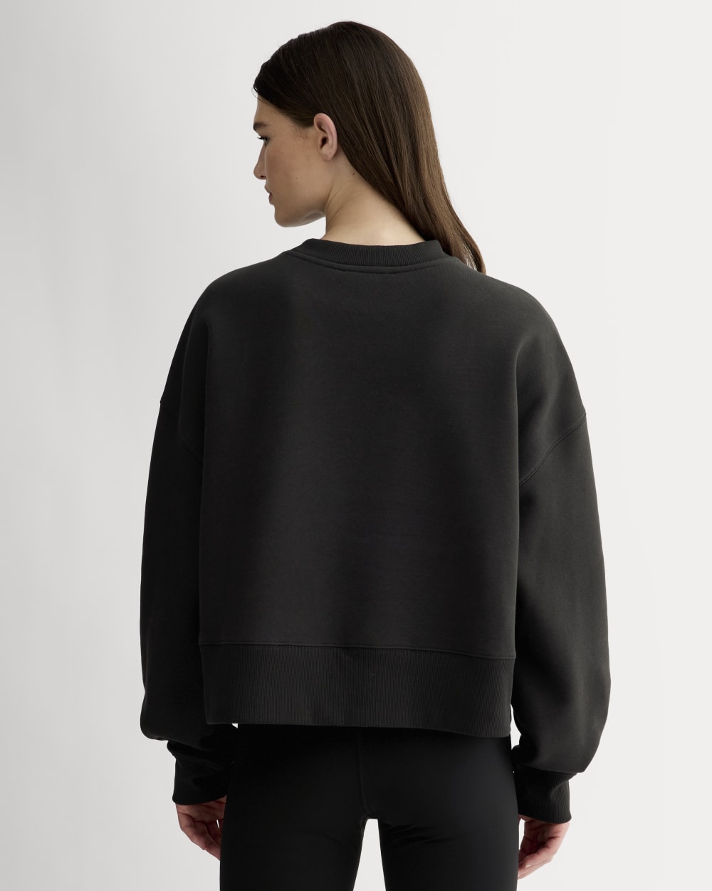 Luxe Fleece Sweatshirt | Black