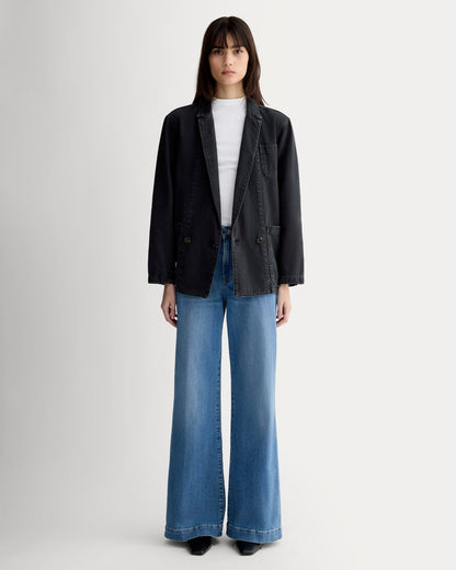 The Denim Chore Blazer |  Black