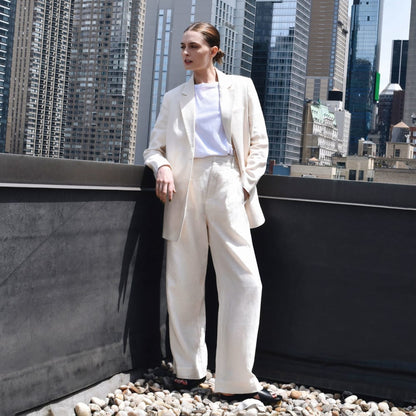 The Linen Way-High® Drape Pant  | Canvas