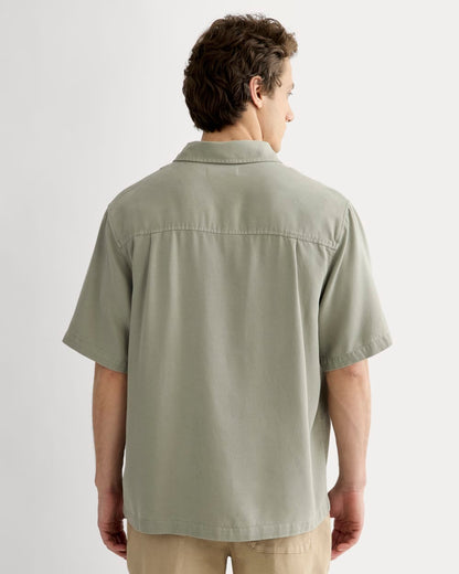 The Relaxed Utility Shirt in Buttersoft | Sage Green