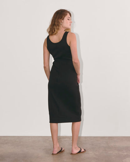 The ’90s Rib Dress | Black
