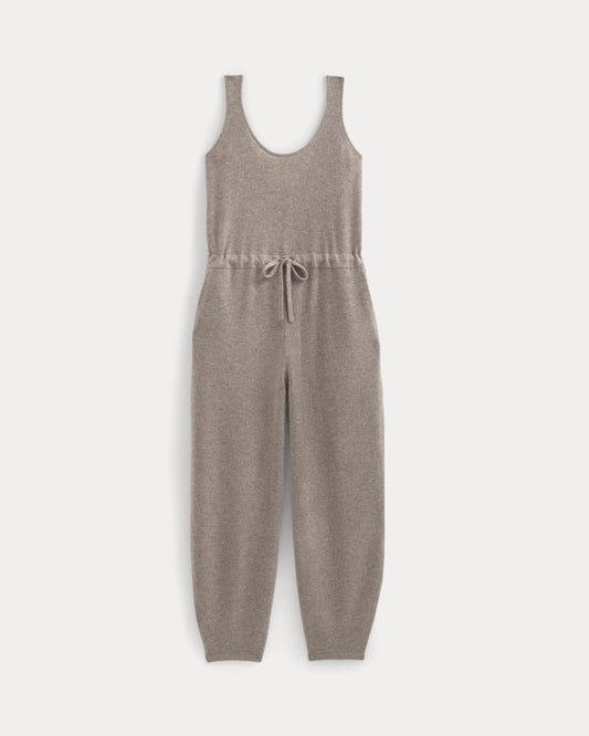 Cashmere Lounge Jumpsuit | Oatmeal
