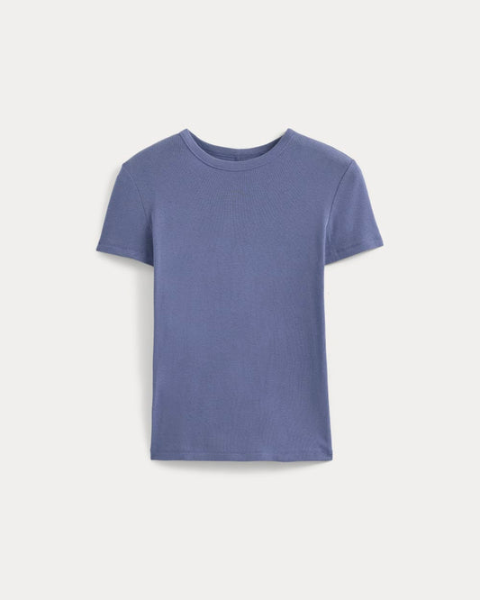 Tissue Short-Sleeve Crew | Blue Dusk