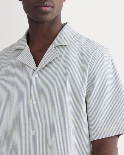 The Seersucker Resort Shirt | Dutch Blue / Natural