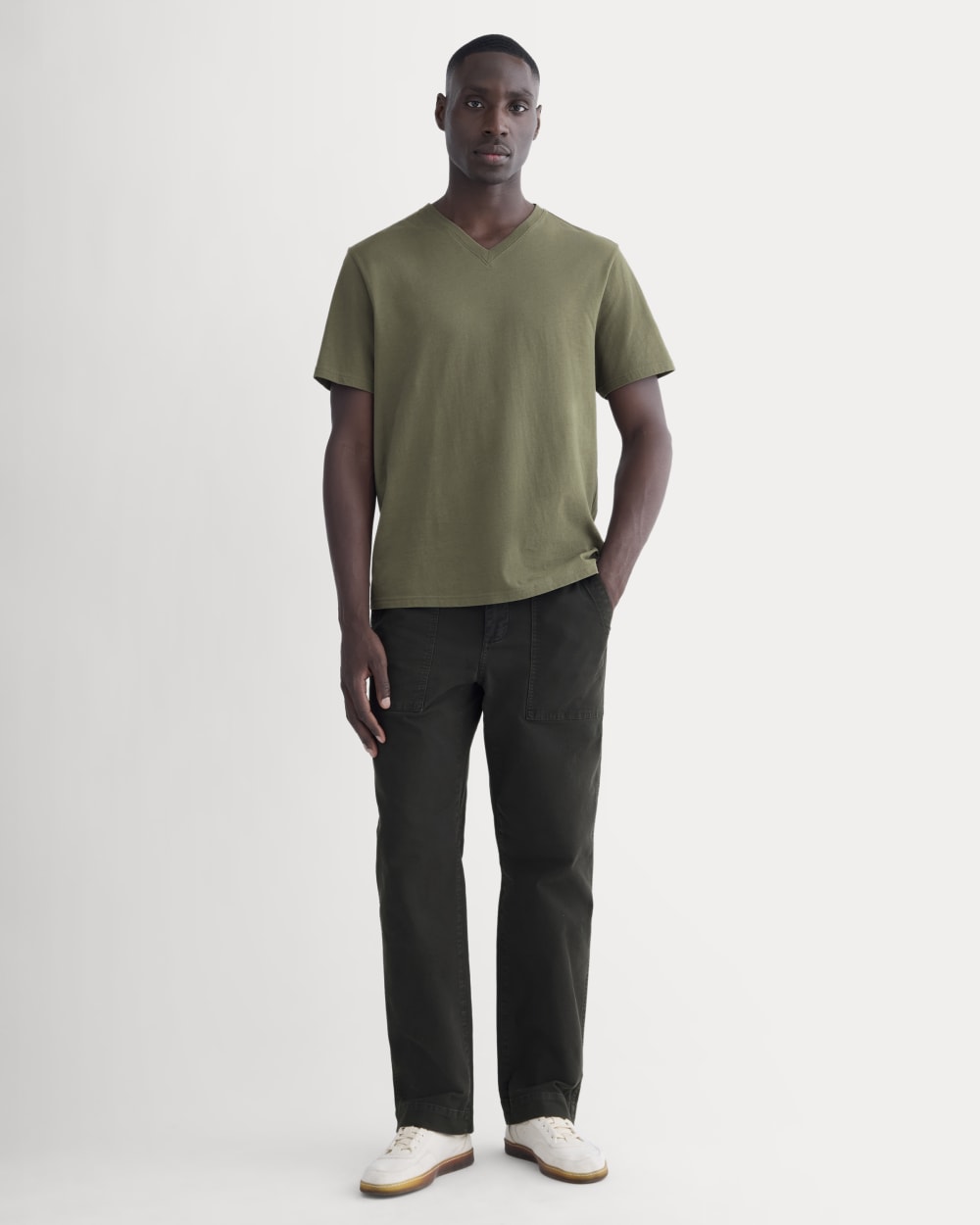 The Essential Organic V-Neck Tee | Kalamata