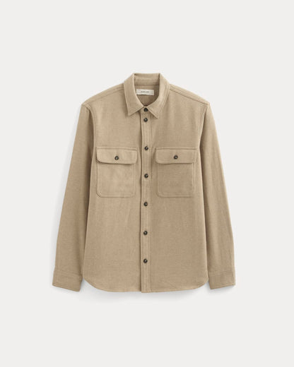 The Heavyweight Overshirt | Uniform | Dark Heathered Camel