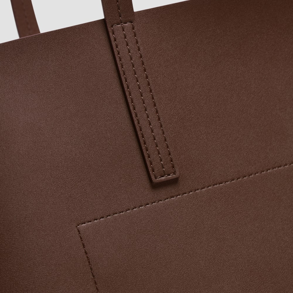 The New Day Market Tote | Chocolate