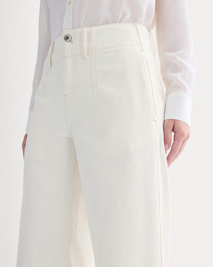 The Mid-Rise Trouser Jean | Ecru