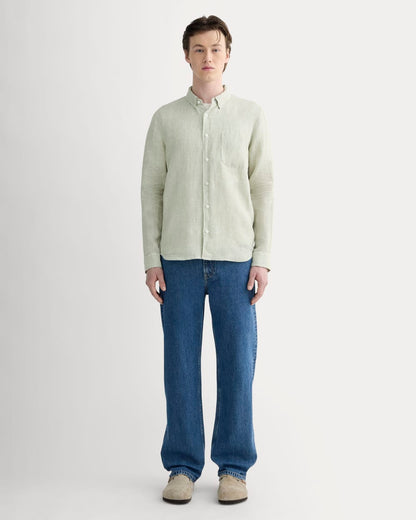 The Classic Shirt in Linen | Elm Gingham