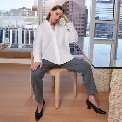 The Oversized Poplin Shirt | White