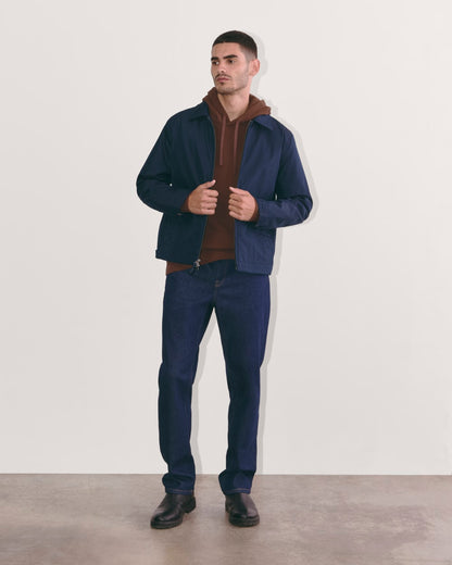 The Waffle-Knit Hoodie | Dark Mahogany
