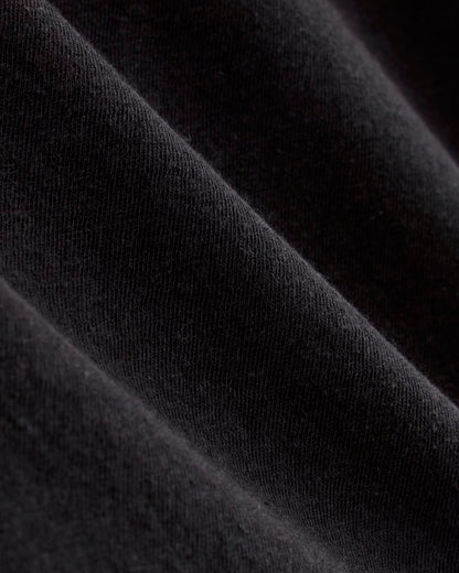 The Muscle Tee in Cotton Linen | Black
