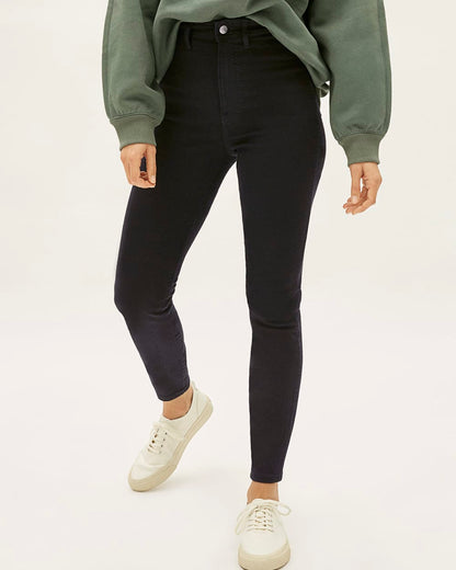 The Way-High® Clean Front Skinny Jean  | Black | 28.5” Inseam