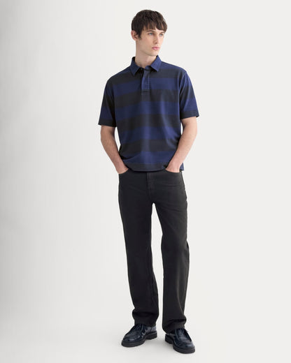 Vintage Rugby Polo | Navy / Black