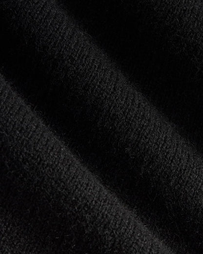 The Boxy Crew in Cashmere | Black
