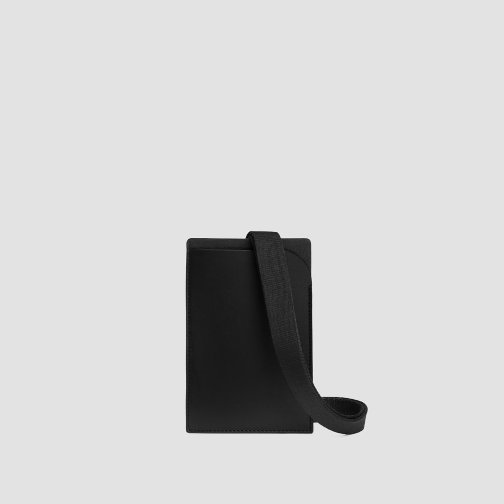 The Cactus Leather Mini Sling Bag | Black